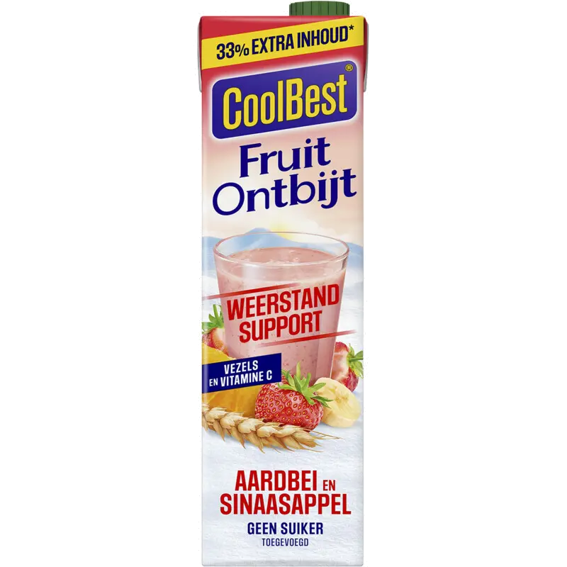 Fruitontbijt sinaasappel aardbei