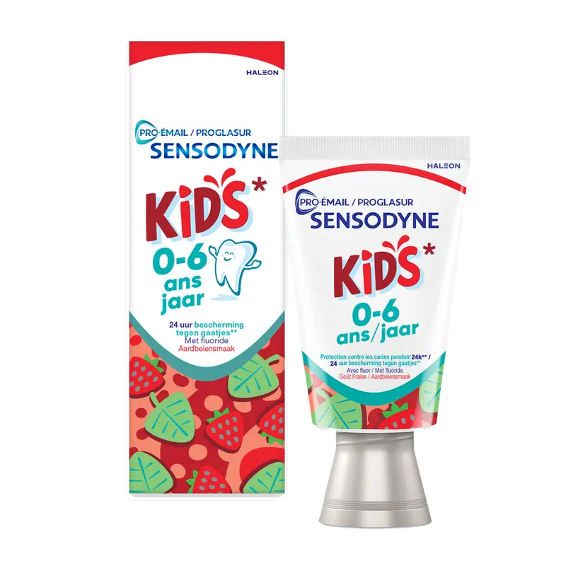 Proglasur Kids Aardbeiensmaak Tandpasta 0-6 Jaar