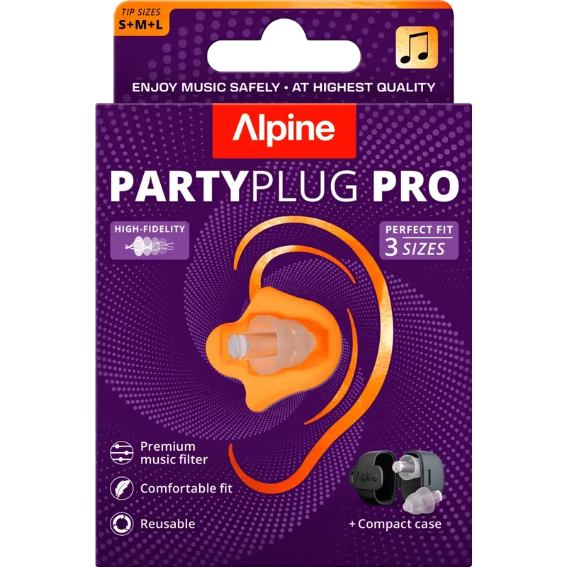 PartyPlug Pro Oordoppen Transparant 1 Paar
