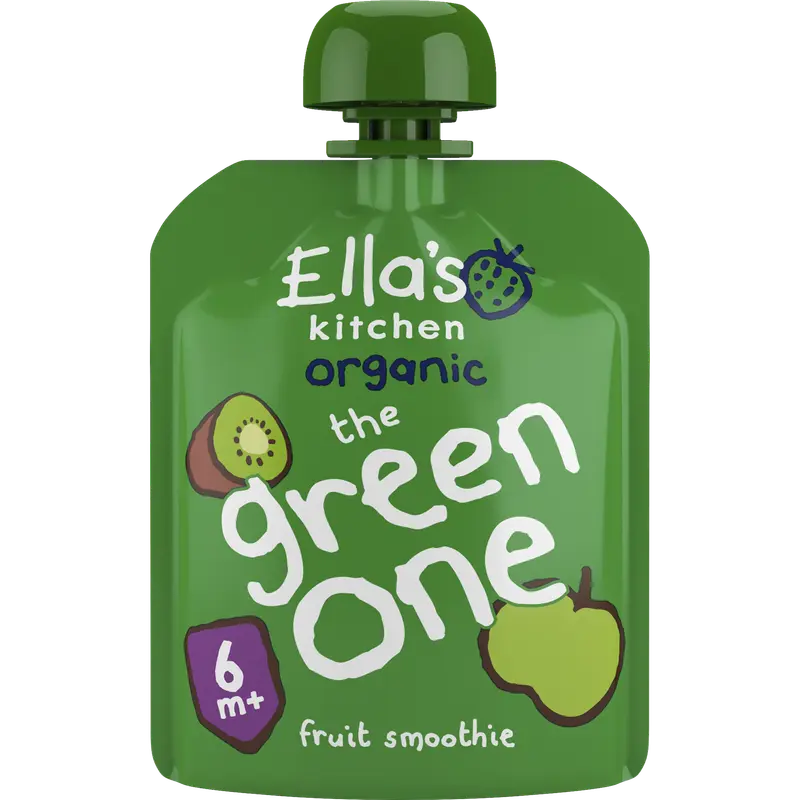 Bio Knijpfruit The Green One 6+ Maanden 90 gram