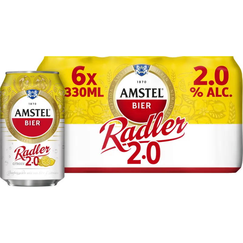 Radler citroen bier blik