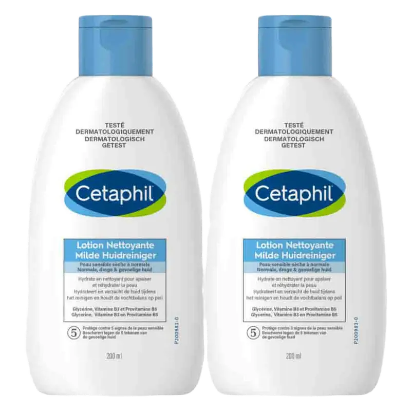 2x Cetaphil Milde Huidreiniger 200