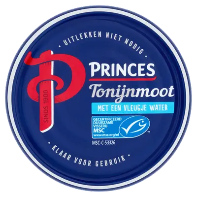 Tonijnmoot in water