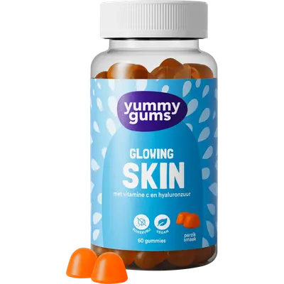 Glowing Skin Gummies Suikervrij 60 stuks