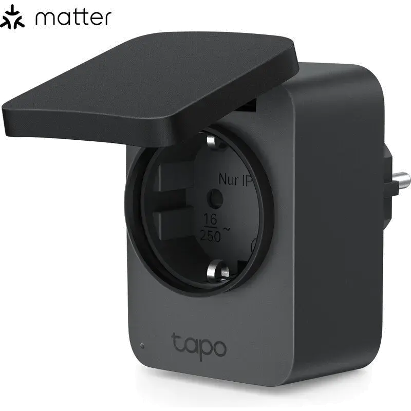 Tapo P410M slimme stekker 3680 W zwart