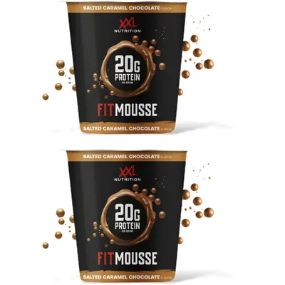 Fitmousse salted caramel chocolate 2-pck