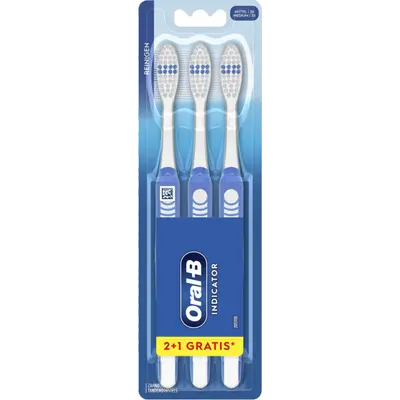123 classic care tandenborstel 3-pack