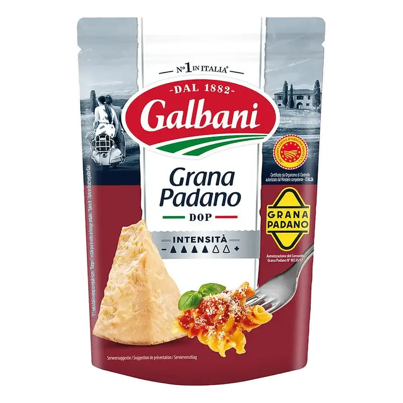 Grana Padano geraspt