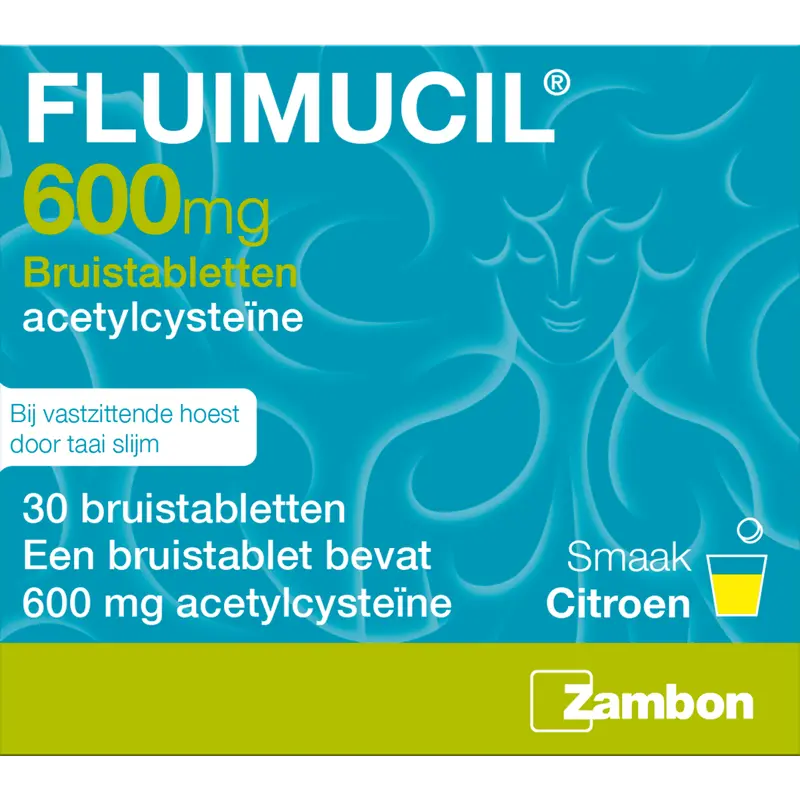 Acetylcyste 600 MG Bruistabletten 30 stuks