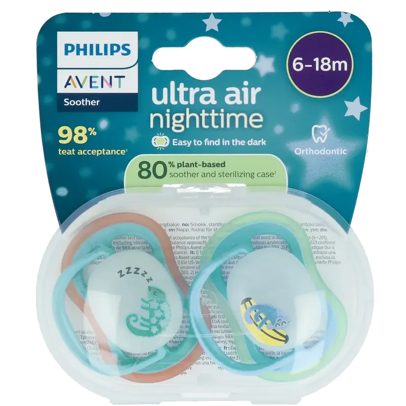 Ultra Air Nighttime Fopspeen 6-18M