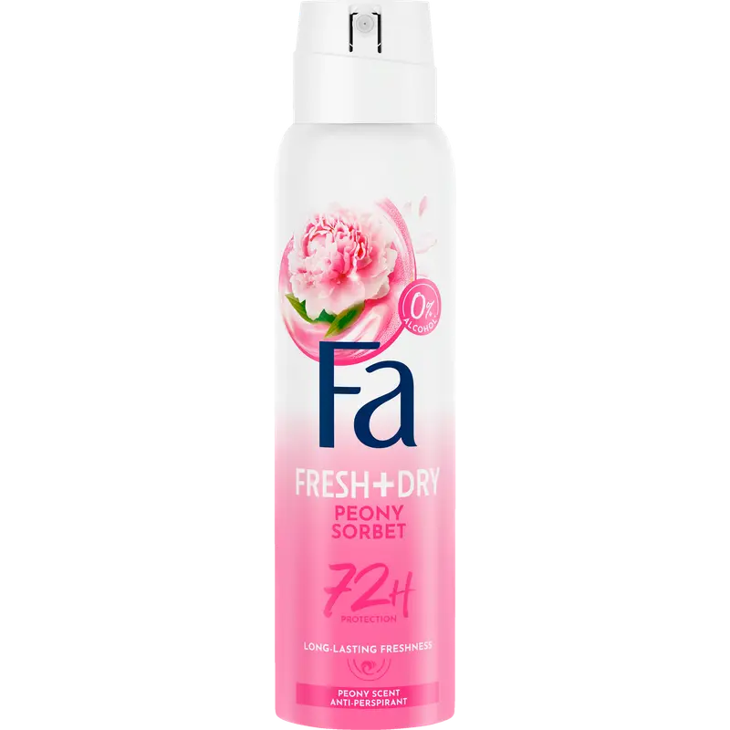 Deospray Fresh+Dry Peony Sorbet