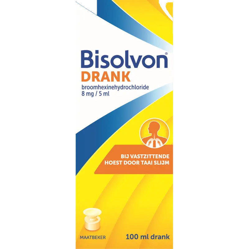 Drank Bij Vastzittende Hoest Voor Volwassen 8 Mg/5 Ml