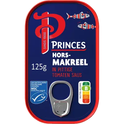 Horsmakreel in tomatensaus