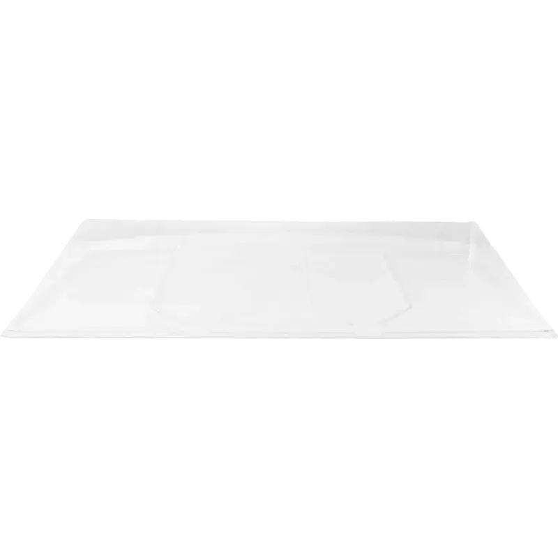 lekbak voor vaatwasser - kunststof constructie - 60 x 54 x 5 cm - transparante kleur - vloerbescherming