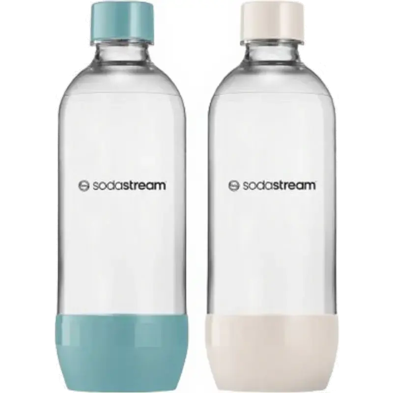 JET - dubbele flessenset - 2x 1L blauw/zand