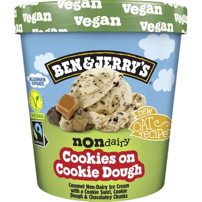 Cookies on cookie dough non dairy