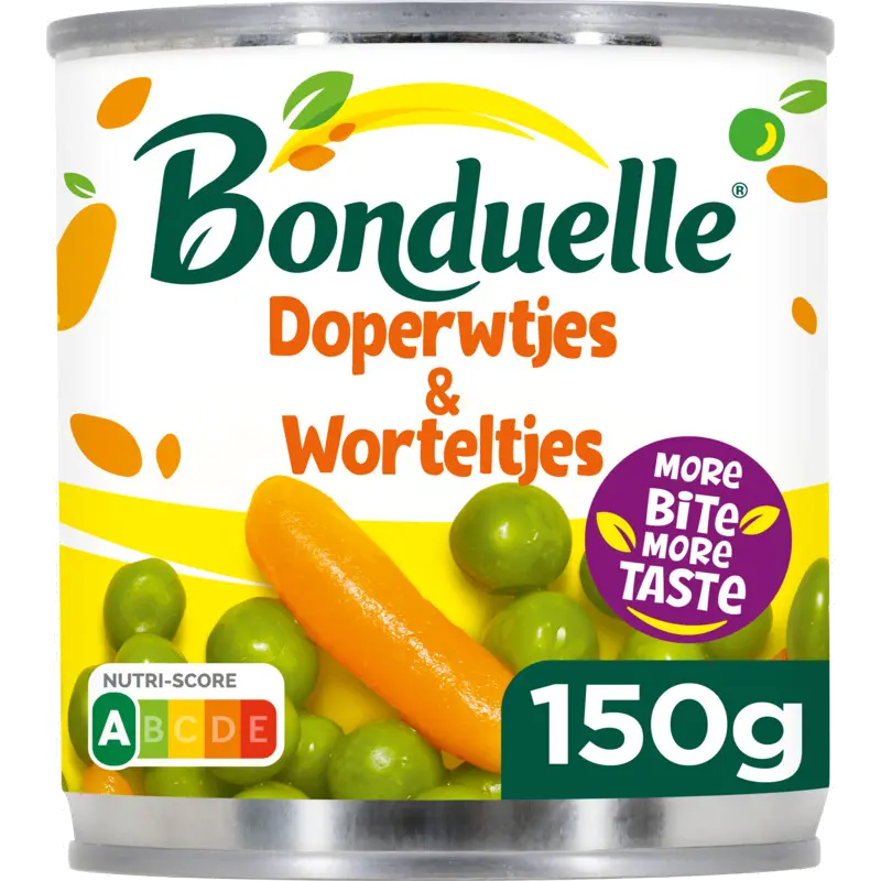 Doperwtjes & worteltjes extra fijn