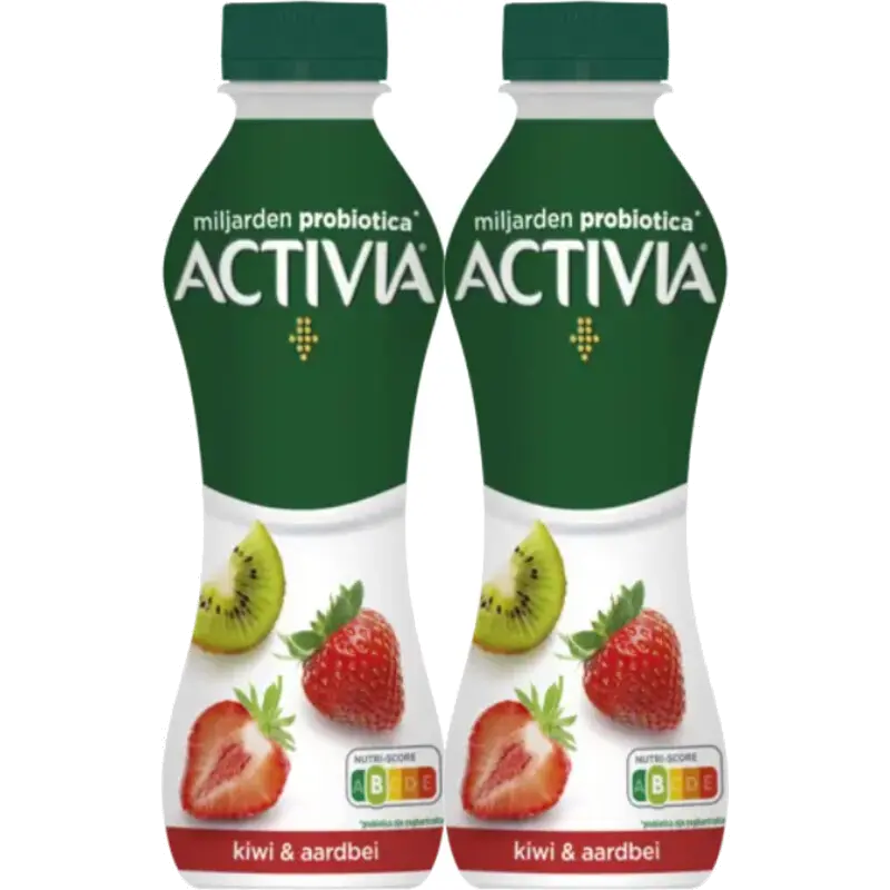 Drinkyoghurt kiwi & aardbei 2-pack
