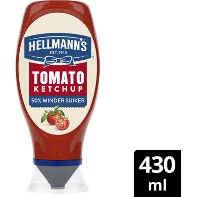 Ketchup 50% minder suiker