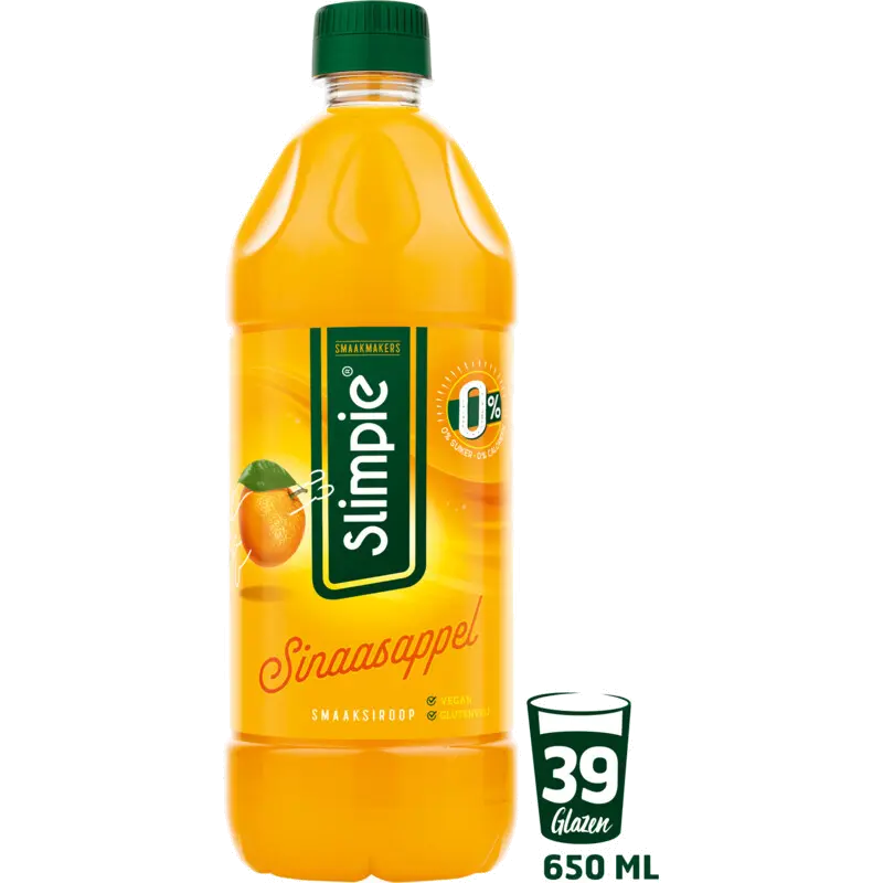 Sinaasappel siroop 0% suiker