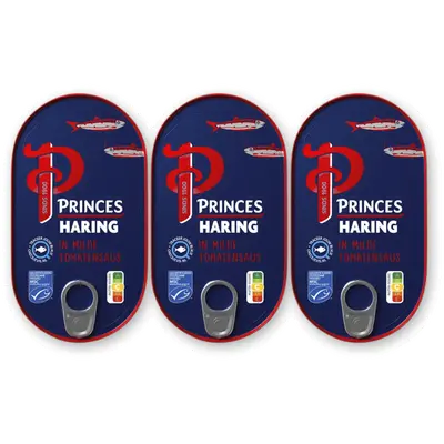 Haring in milde tomatensaus 3-pack