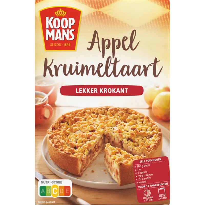 Appel Crumble Taartmix - 410 g