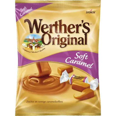 Roomsnoepjes Soft Caramel Zak, 150 gram