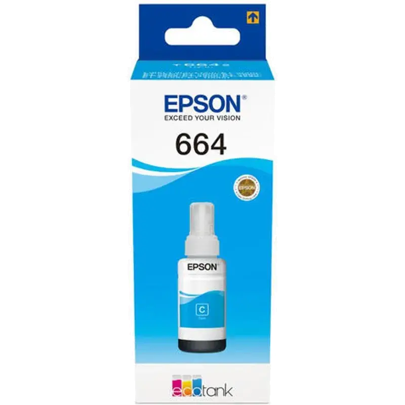 664 Ecotank cyaan inktfles (70 ml)