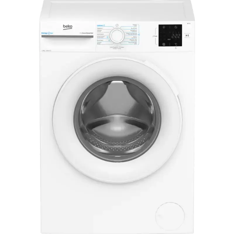 BM3WFU38412CW Wasmachine – 8 kg wascapaciteit – 1400 rpm – EnergySpin – ProSmart Inverter Motor – Energieklasse A – Wit