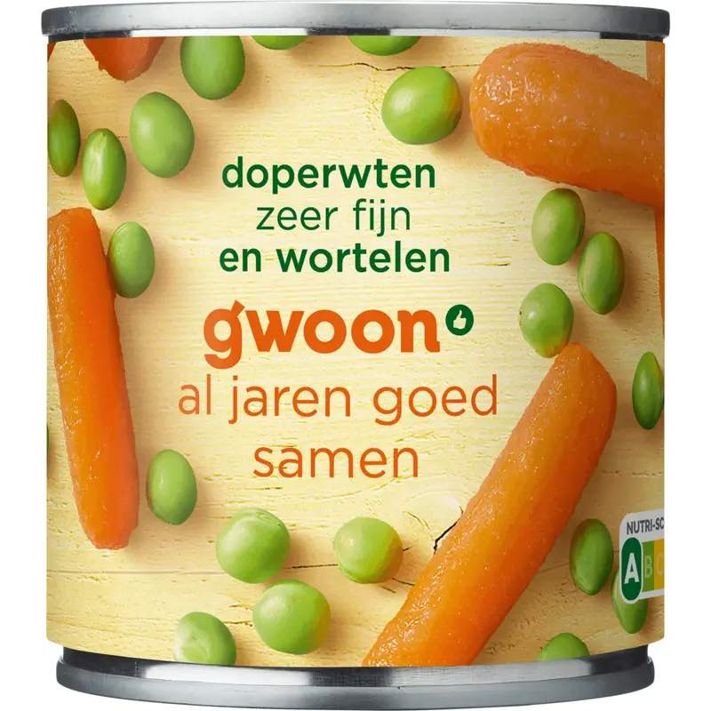 Doperwten wortelen extra fijn