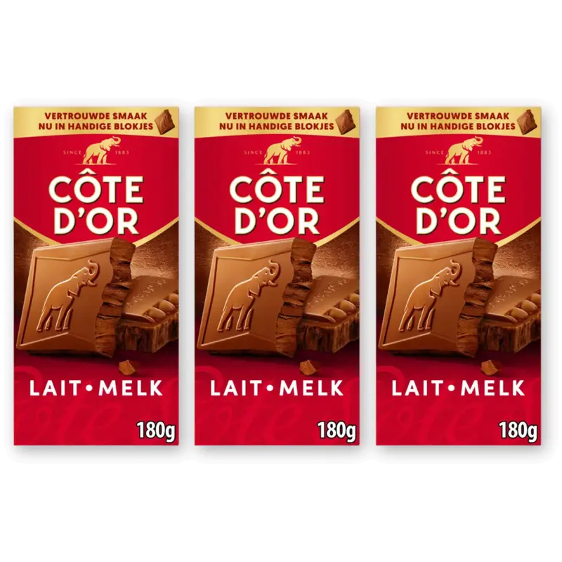 Chocolade repen melk 3-pack