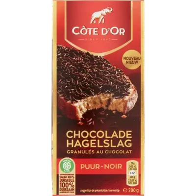Chocolade hagelslag puur