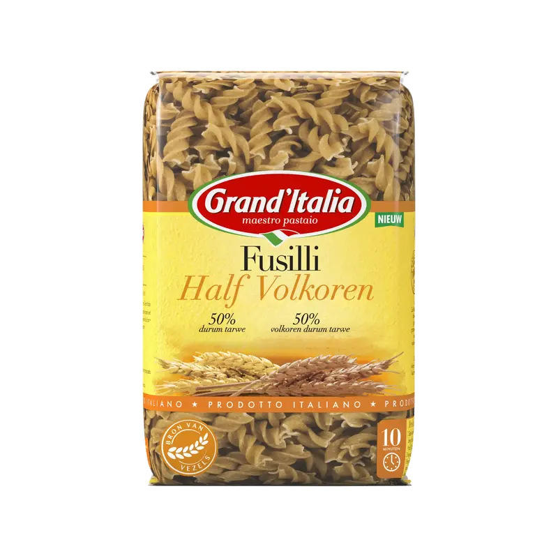 Fusilli half volkoren