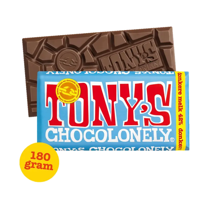 Donkere Melk Chocolade - 180 g