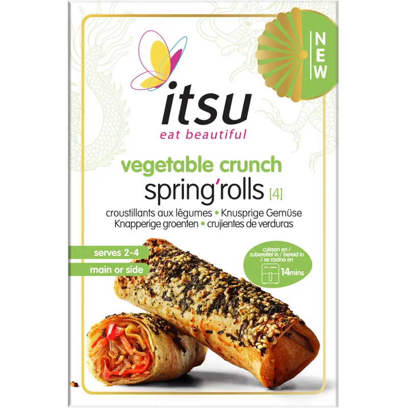 Vegetable crunch spring rolls