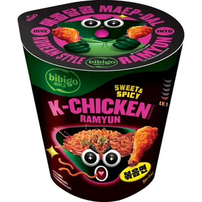 K-chicken ramyun sweet&spicy noodles cup