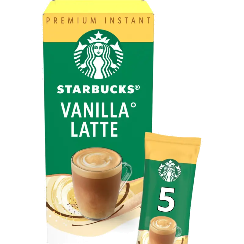 Vanilla latte oploskoffie sticks