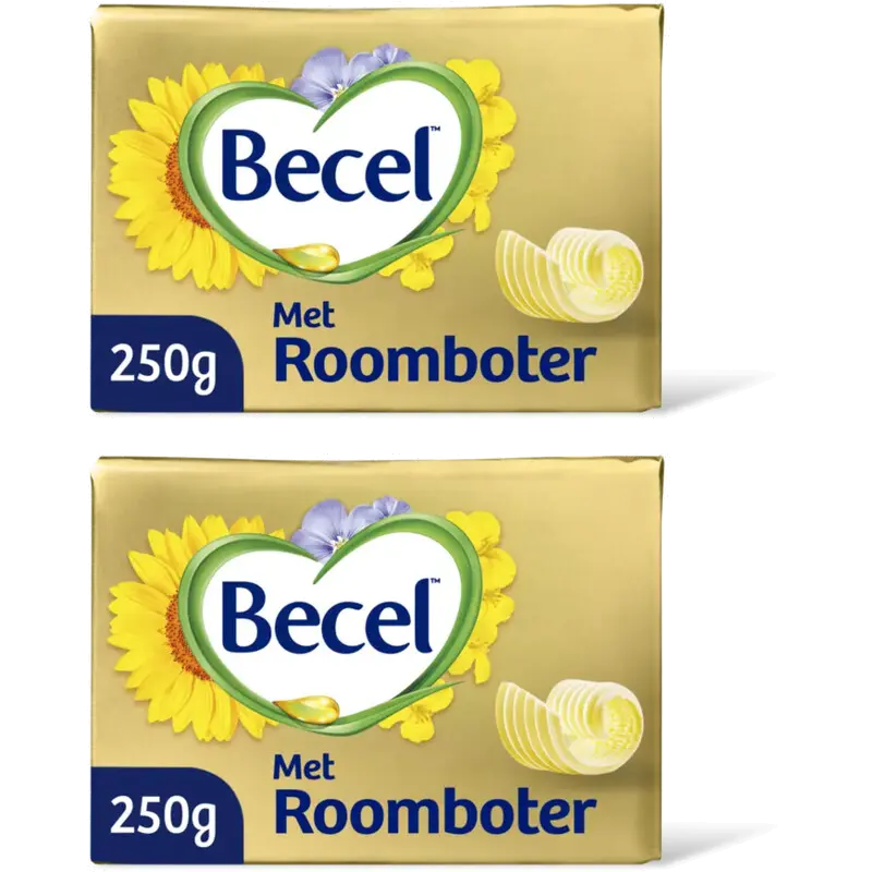 Met roomboter palmolievrij 2-pack