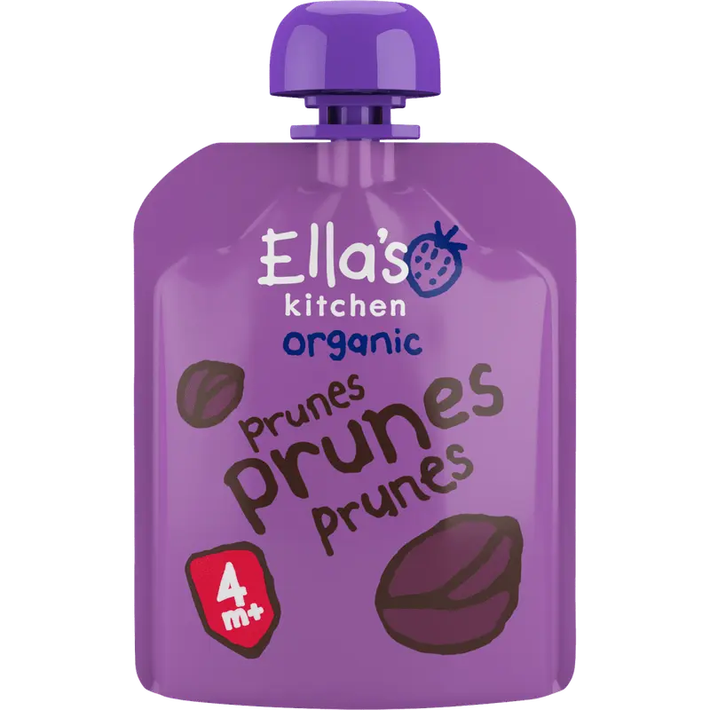 Bio Knijpfruit Pruimen 4+ Maanden 70 gram