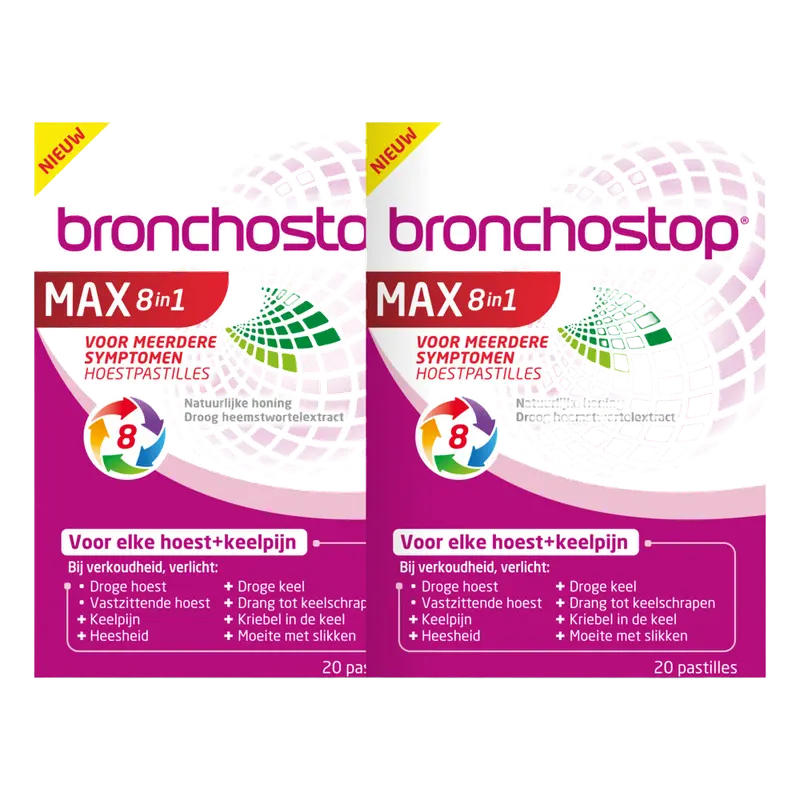 2x Bronchostop Hoestpastilles Max