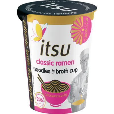 Classic ramen noodles & broth cup