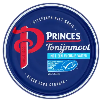Tonijnmoot in water