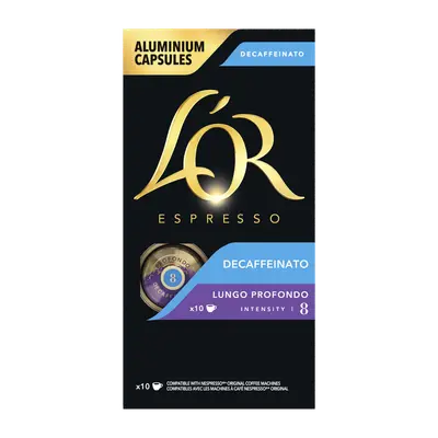 Decaffeinato lungo profondo capsules