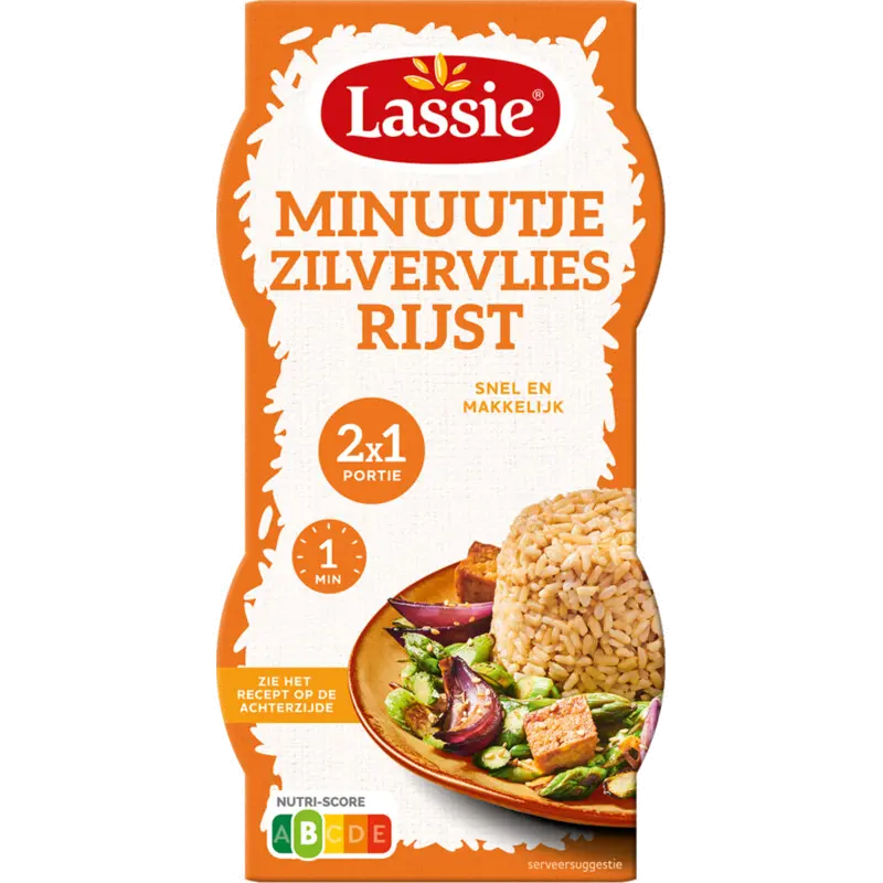 Zilvervlies rijst minuutje