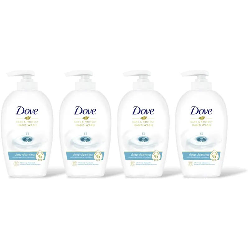 Care & protect vloeibare handzeep 4-pack