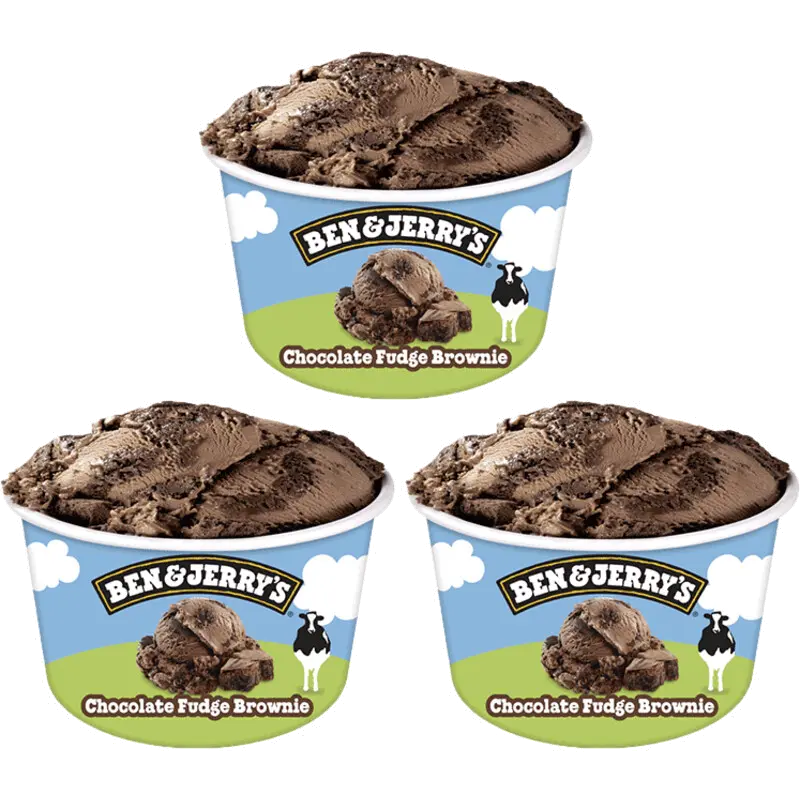 Chocolate fudge brownie 3-pack