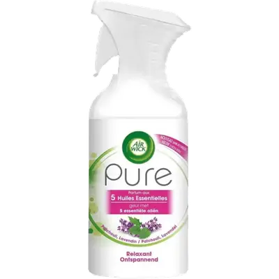 Airwick Pure Luchtverfrisser Spray - Patchouli Lavendel 250 ml.