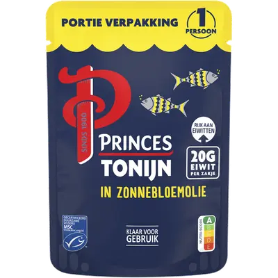 Tonijn in zonnebloemolie