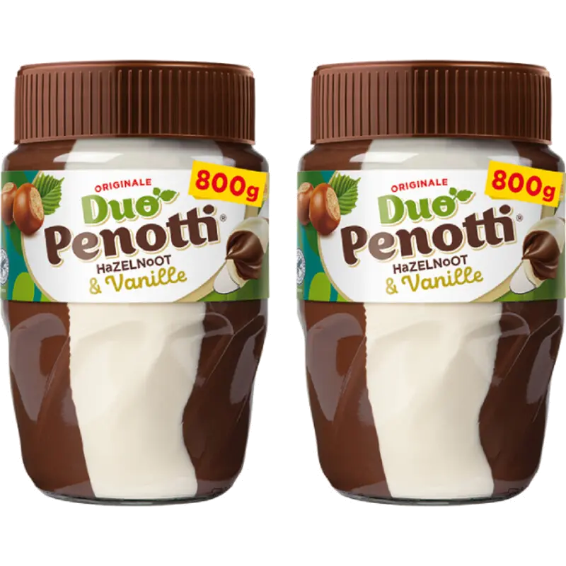 Hazelnoot & vanille pasta 2-pack