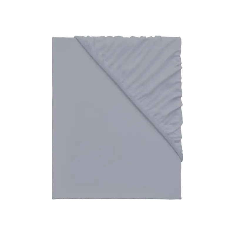 Jersey hoeslaken 140-160 x 200 cm (Grijs)
